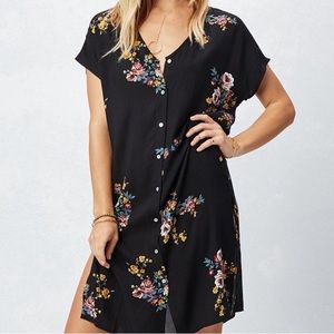 In Fall Bloom Midi Dress